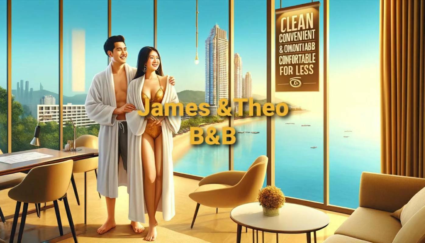 Base Central Pattaya Long Balcony King-Bed With Infinity Pool & Free Netflix! Bagian luar foto